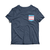 Trans Flag (Pocket Tee)-Pocket Tee-Swish Embassy