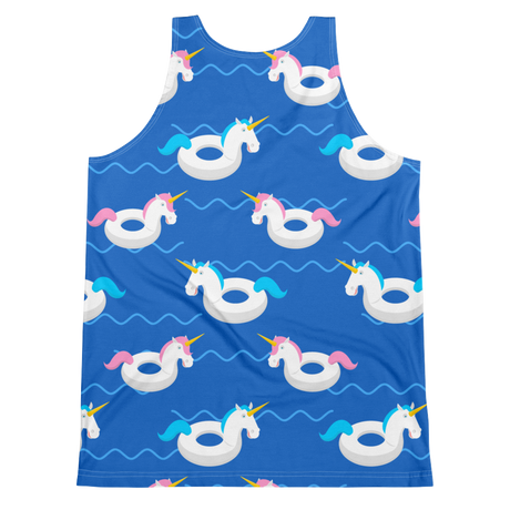 Unicorn Floater (Allover Tank Top)-Allover Tank Top-Swish Embassy