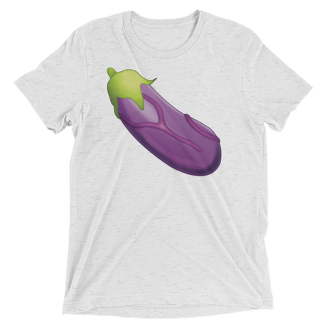 Veiny Eggplant Emoji (Retail Triblend)-Triblend T-Shirt-Swish Embassy