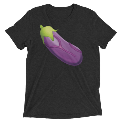 Veiny Eggplant Emoji (Retail Triblend)-Triblend T-Shirt-Swish Embassy