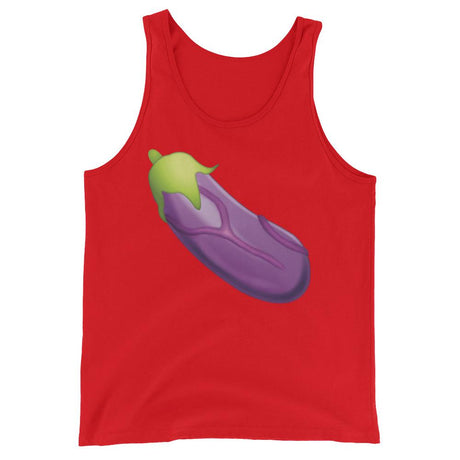 Veiny Eggplant Emoji (Tank Top)-Tank Top-Swish Embassy