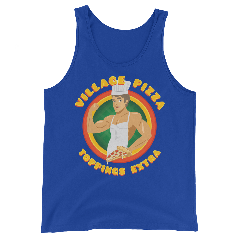 Village Pizza (Tank Top)-Tank Top-Swish Embassy