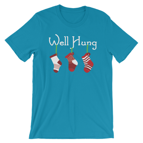 Well Hung Stockings-Christmas T-Shirts-Swish Embassy