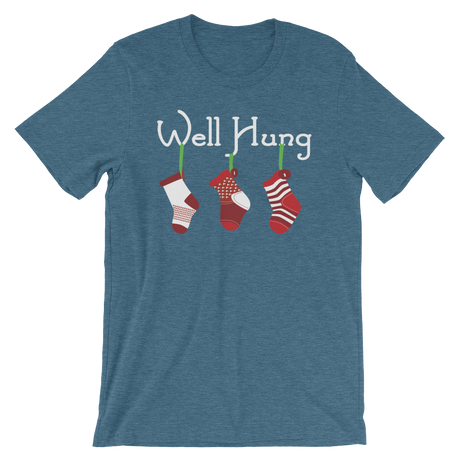 Well Hung Stockings-Christmas T-Shirts-Swish Embassy