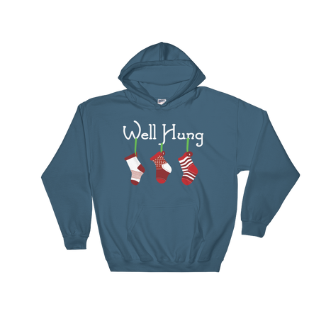 Well Hung Stockings (Hoodie)-Christmas Hoodies-Swish Embassy