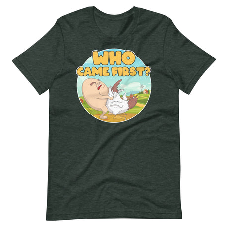 Who Came First?-T-Shirts-Swish Embassy