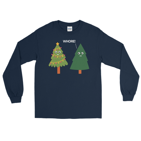 X-Mas Tree Shade (Long Sleeve)-Long Sleeve-Swish Embassy