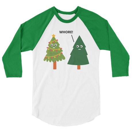 X-Mas Tree Shade (Raglan)-Raglan-Swish Embassy