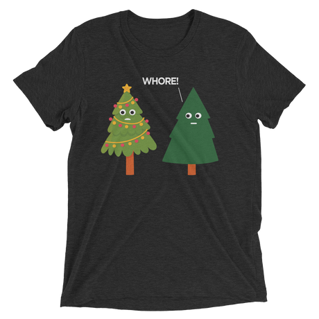 X-Mas Tree Shade (Retail Triblend)-Triblend T-Shirt-Swish Embassy