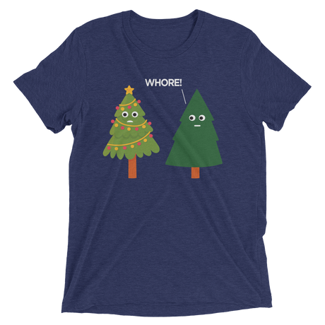 X-Mas Tree Shade (Retail Triblend)-Triblend T-Shirt-Swish Embassy