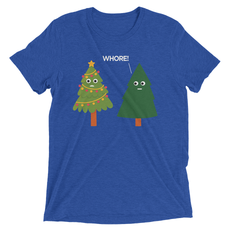 X-Mas Tree Shade (Retail Triblend)-Triblend T-Shirt-Swish Embassy