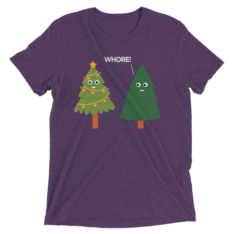 X-Mas Tree Shade (Retail Triblend)-Triblend T-Shirt-Swish Embassy