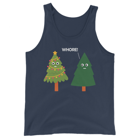 X-Mas Tree Shade (Tank Top)-Christmas Tanks-Swish Embassy