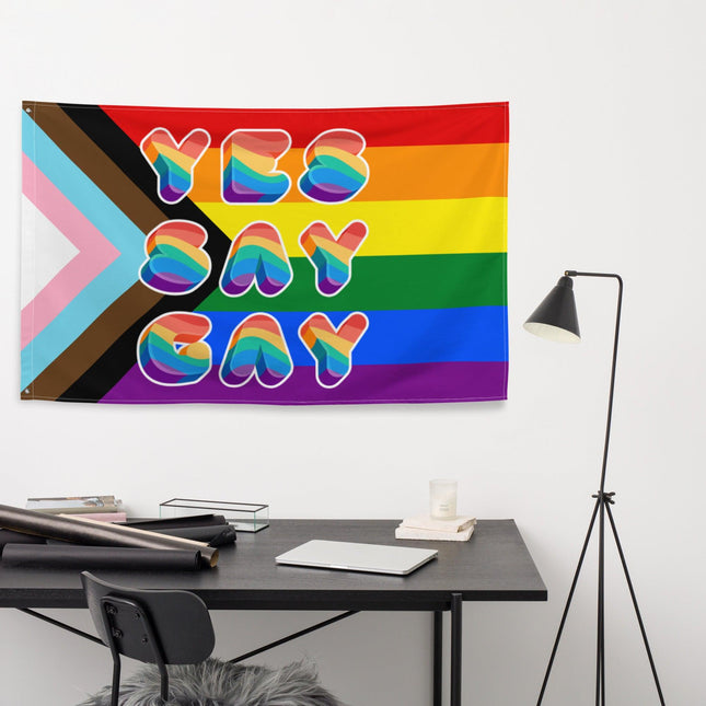 Yes Say Gay (Flag)-Flags & Windsocks-Swish Embassy