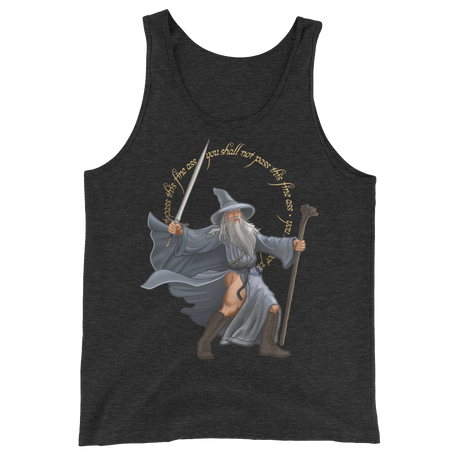 You Shall Not Pass This Fine Ass (Tank Top)-Tank Top-Swish Embassy