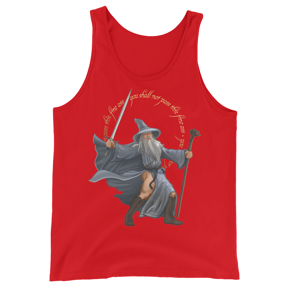 You Shall Not Pass This Fine Ass (Tank Top)-Tank Top-Swish Embassy