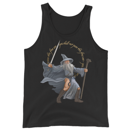 You Shall Not Pass This Fine Ass (Tank Top)-Tank Top-Swish Embassy