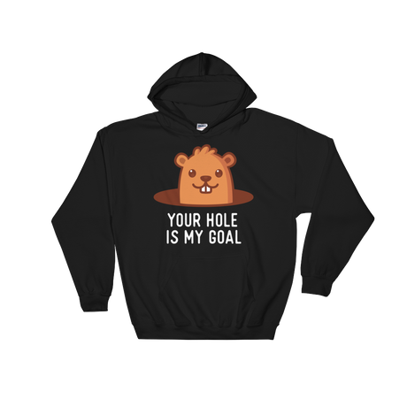 Your Hole is My Goal (Hoodie)-Hoodie-Swish Embassy