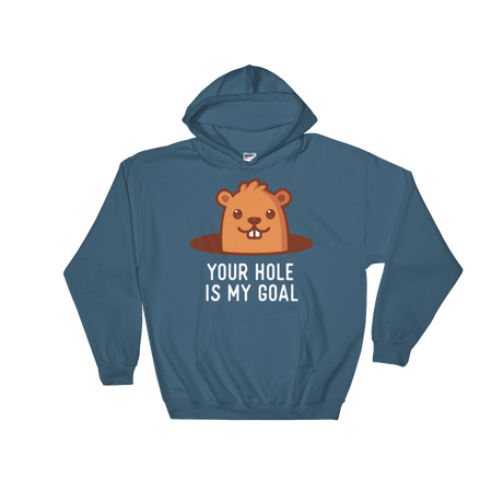 Your Hole is My Goal (Hoodie)-Hoodie-Swish Embassy