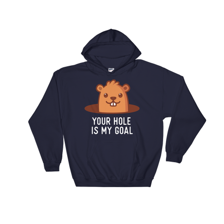 Your Hole is My Goal (Hoodie)-Hoodie-Swish Embassy