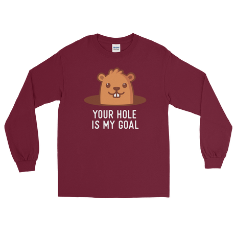 Your Hole is My Goal (Long Sleeve)-Long Sleeve-Swish Embassy