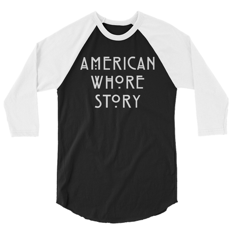 American Whore Story (Raglan)-Raglan-Swish Embassy