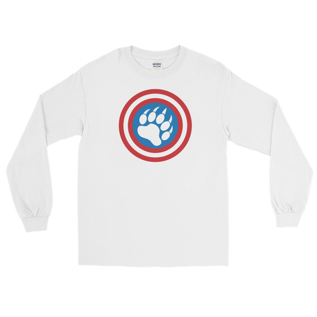 Cap'n Ameribear (Long Sleeve)-Long Sleeve-Swish Embassy
