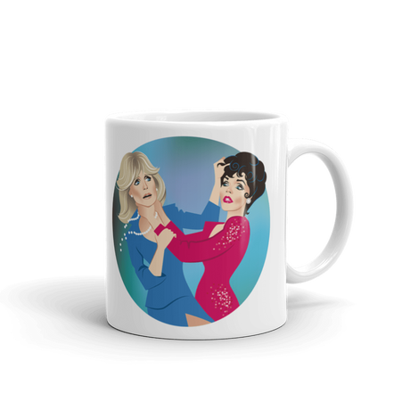 Cat Fight (Mug)-Mugs-Swish Embassy