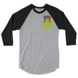 Faux Pocket Bear (Raglan)-Raglan-Swish Embassy