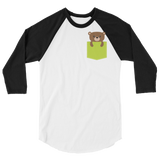 Faux Pocket Bear (Raglan)-Raglan-Swish Embassy