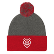 Flat Bear (Beanie)-Beanie-Swish Embassy