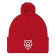 Flat Bear (Beanie)-Beanie-Swish Embassy