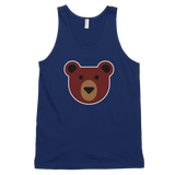 Flat Bear (Tank)-Tank Top-Swish Embassy