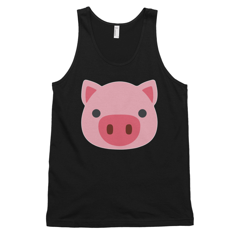 Flat Pig (Tank)-Tank Top-Swish Embassy