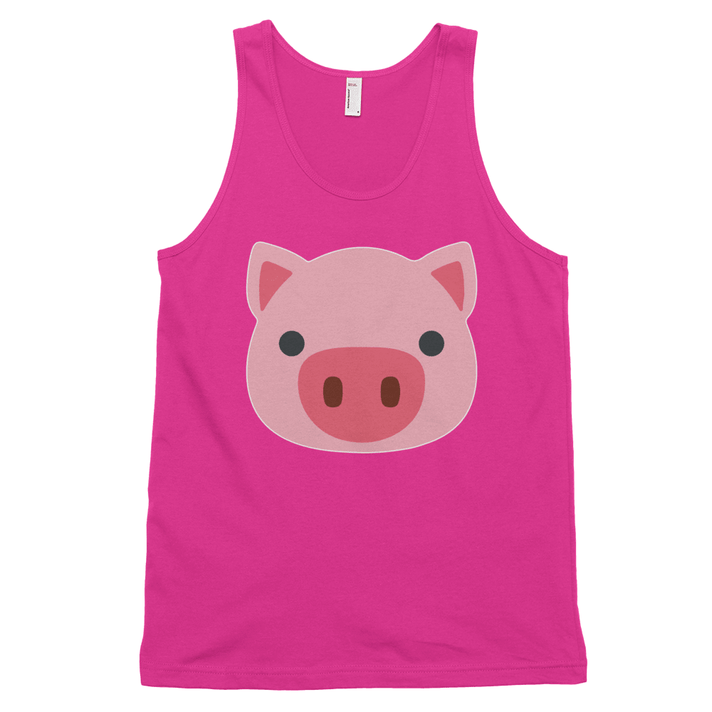 Flat Pig (Tank)-Tank Top-Swish Embassy