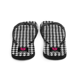 Houndstooth (Flip Flops)-Flip Flops-Swish Embassy