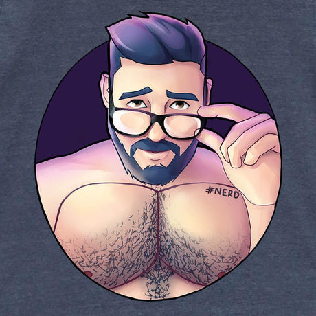 Hunky Nerd-T-Shirts-Swish Embassy