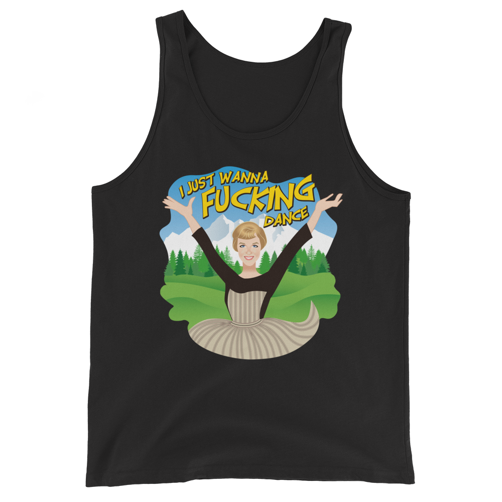 I Just Wanna F*cking Dance (Tank Top)-Tank Top-Swish Embassy