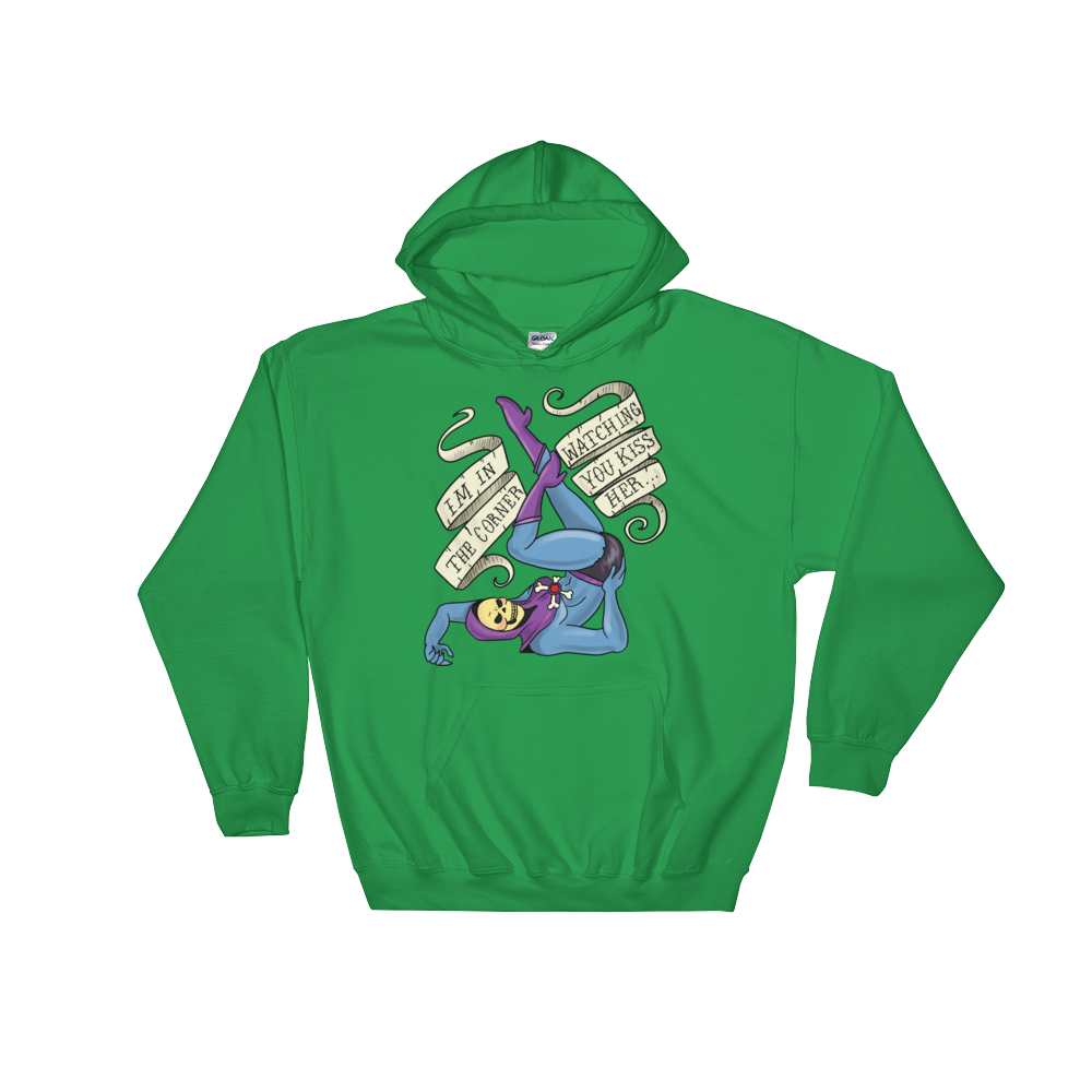 I'm in the Corner Watching You Kiss Her (Hoodie)-Hoodie-Swish Embassy