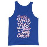 Look At Your Life, Look At Your Choices (Tank Top)-Tank Top-Swish Embassy