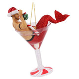 Mistletoe Santa (Ornament)-Ornament-Swish Embassy