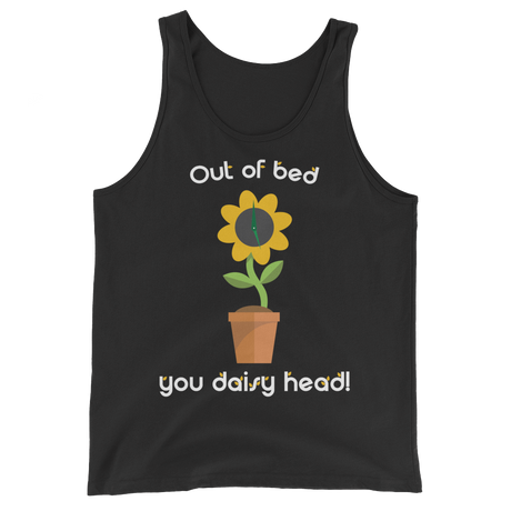 Out of bed you daisy head (Tank Top)-Tank Top-Swish Embassy