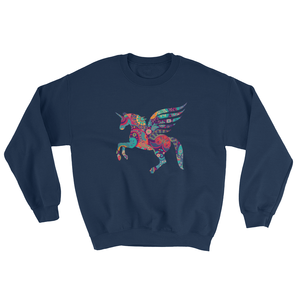 Paisley Pegacorn (Long Sleeve)-Long Sleeve-Swish Embassy