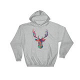 Paisley Stag (Hoodie)-Hoodie-Swish Embassy
