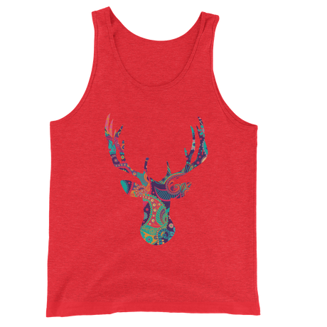 Paisley Stag (Tank Top)-Tank Top-Swish Embassy