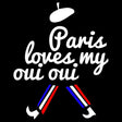 Paris Loves My Oui Oui-T-Shirts-Swish Embassy