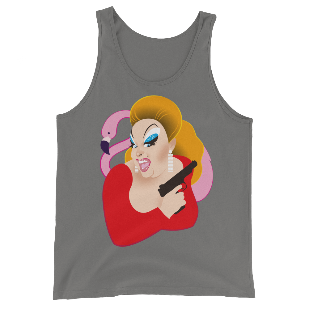 Pink Bird (Tank Top)-Tank Top-Swish Embassy