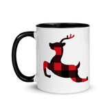 Plaid Reindeer (Mug)-Mugs-Swish Embassy
