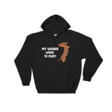 Playful Wiener (Hoodie)-Hoodie-Swish Embassy