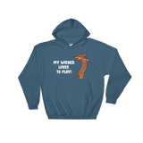 Playful Wiener (Hoodie)-Hoodie-Swish Embassy